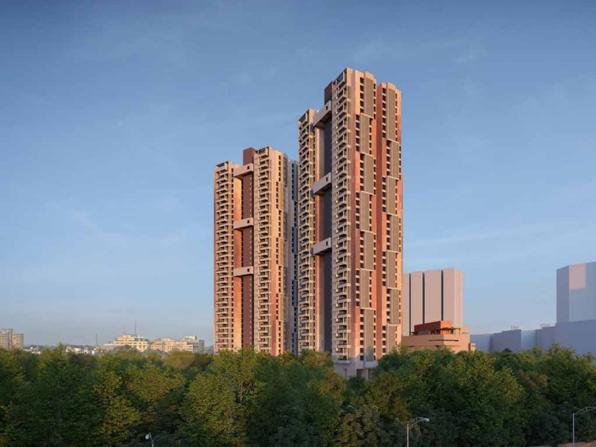 Myscape Songs Of The Sun tower elevation in Kokapet