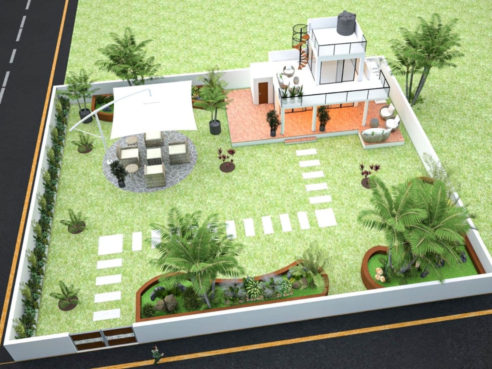 Golden City open plots Sadashivpet — grand entrance view